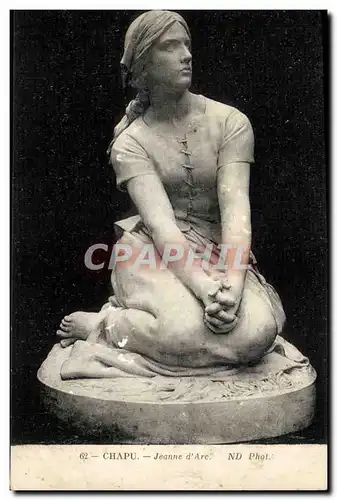 Cartes postales Chapu Jeanne d&#39arc