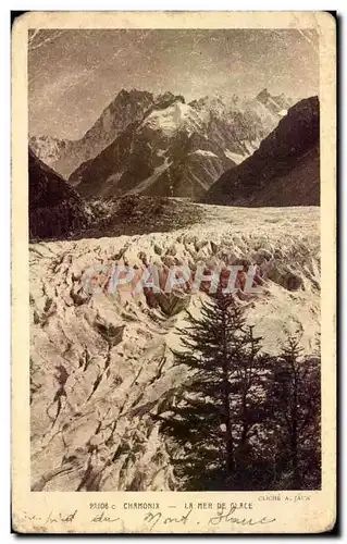 Cartes postales Chamonix La mer de glace