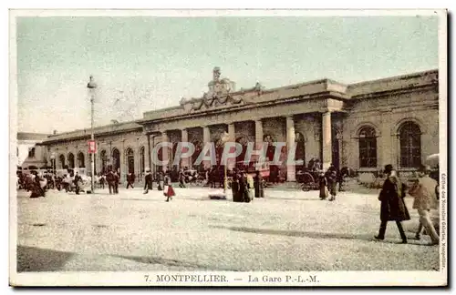 Cartes postales Montpellier La gare PLM