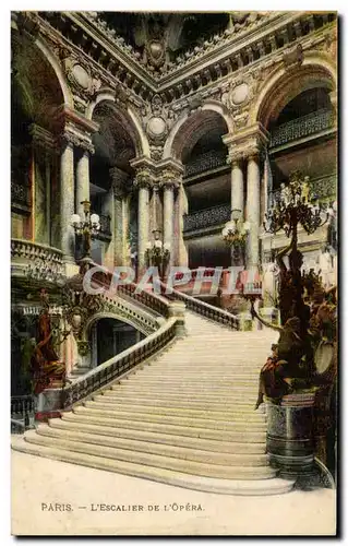 Paris Ansichtskarte AK Opera Escalier