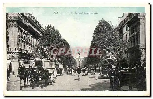 Paris Cartes postales Boulevard des Italiens