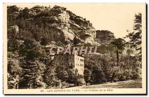 Cartes postales Gorges du Tarn le chateau de la caze