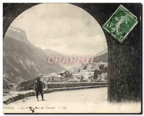 Cartes postales Dauphine La Grave vur du tunnel