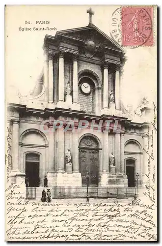 Paris Cartes postales Eglise saint Roch