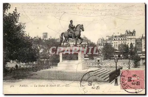 Paris Cartes postales Statue de Henri IV