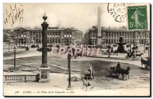 Paris Cartes postales Place de la Concorde