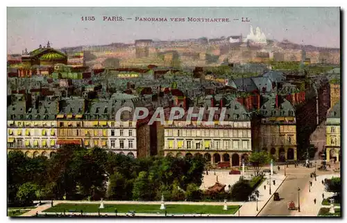 Paris Ansichtskarte AK Panorama vers Montmartre