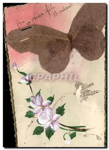 Cartes postales Fantaisie Papillon Buttterfly Bonne fete