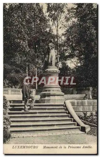 Ansichtskarte AK Luxembourg Monument de la princesse Amelie