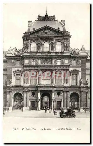 Paris Ansichtskarte AK Le louvre Pavillon Sully