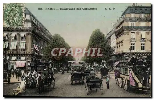 Paris Cartes postales Boulevard des CApucines