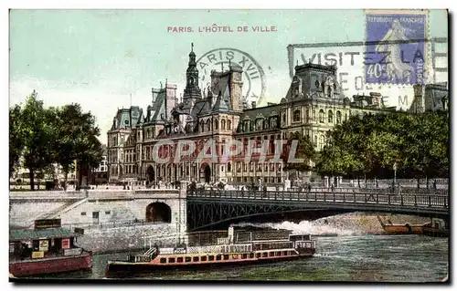 Paris Cartes postales Hotel de ville Peniche