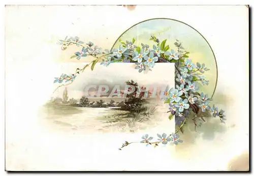 Cartes postales Fantaisie Fleurs