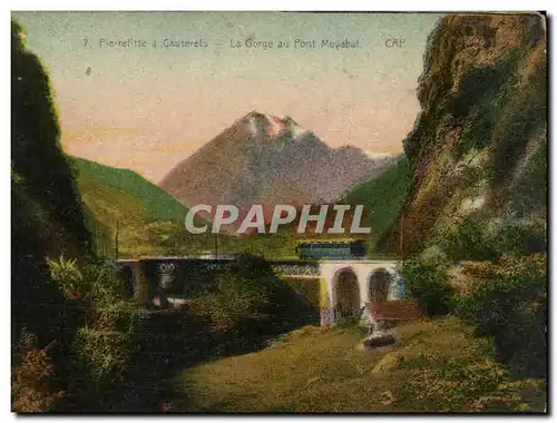 Pierrefitte a Cauterets Cartes postales La gorge au pont Meyabal