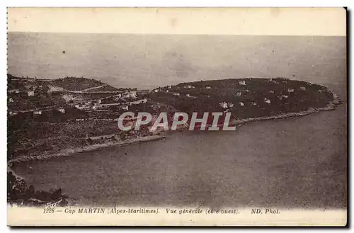 Cap Martin Cartes postales Vue generale