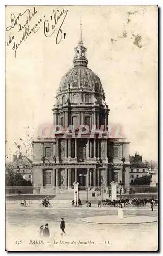 Paris Cartes postales Dome des invalides