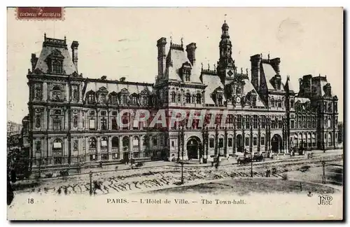 Paris Cartes postales Hotel de ville