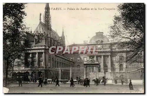 Paris Cartes postales palais de Justice et la Sainte Chapelle