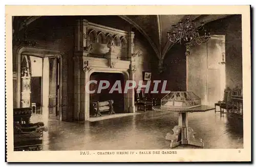 Pau - Chateau Henri IV - Salle des Gardes - Cartes postales