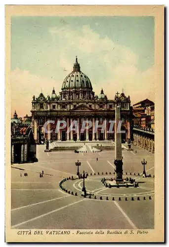 Italia - Italie - Roma - Rome - Piazza S Pietro - La Basilica et Il Vaticano - Cartes postales