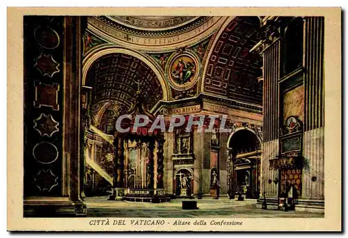 Italia - Italie - Roma - Rome - Piazza S Pietro - La Basilica et Il Vaticano - Interno - Cartes postales