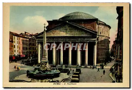 Italia - Italie - Roma - Rome - Il Pantheon - Ansichtskarte AK