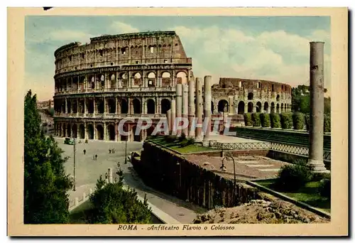 Italia - Italie - Roma - Rome - Anfiteatro Flavio e Colosseo - Cartes postales