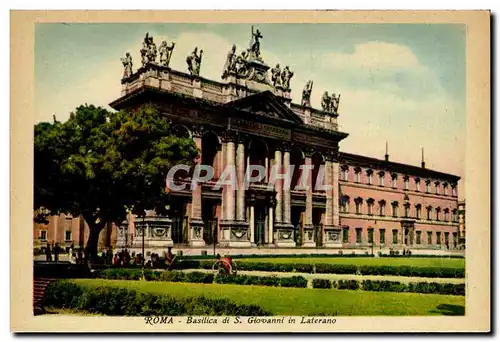 Italia - Italie - Roma - Rome - Basilica di S Giovanni in Laterano - Ansichtskarte AK