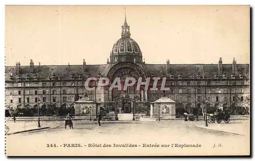 Paris - 7 - Hotel des Invalides - Entree - Ansichtskarte AK