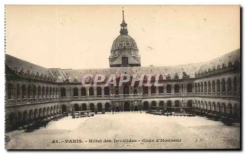 Paris - 7 - Hotel des Invalides - Cour d&#39Honneur - Ansichtskarte AK