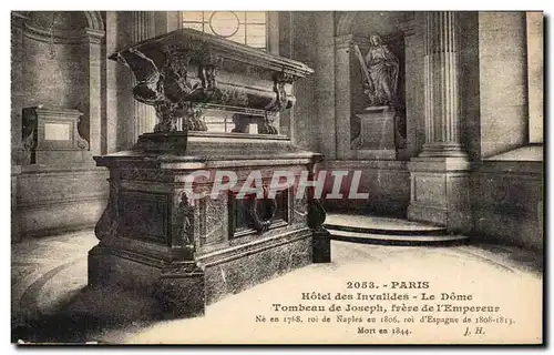 Paris - 7 - Hotel des Invalides - Le Dome - Tombeau de Jerome - Frere de Napoleon - Ansichtskarte AK