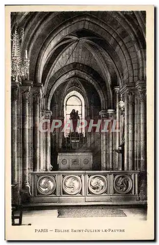 Paris - 5 - Eglise Saint Julien le Pauvre - Cartes postales