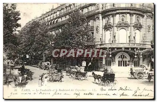 Paris - 2 - Boulevard des Capucines - Le Vaudeville - Cartes postales