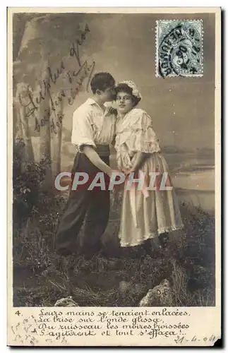 Fantaisie - Couple holding hands Cartes postales