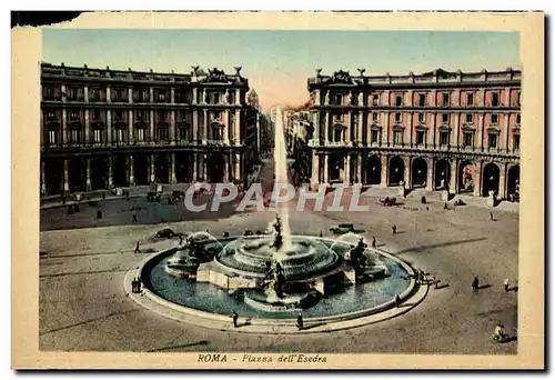 Italia - Italie - Roma - Rome - Piazza dell&#39Esedra - Ansichtskarte AK