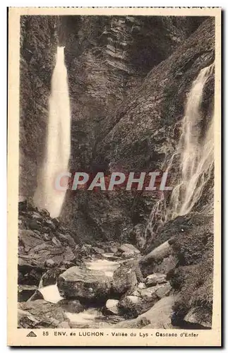 Luchon - La Vallee du Lys - Cascade d&#39Enfer - Cartes postales