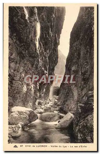 Luchon - La Vallee du Lys - Cascade d&#39Enfer - Ansichtskarte AK