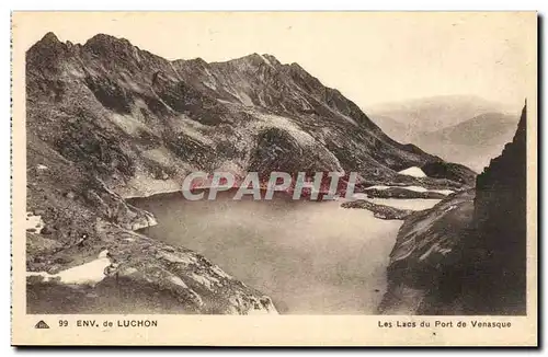 Luchon - Les Lacs du Port de Venasque - Ansichtskarte AK