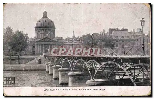 Paris - 1 - Le Pont des Arts et l&#39Institut - Cartes postales