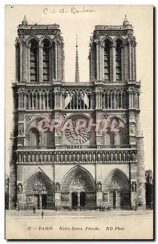 Paris - 4 - Notre Dame - Cartes postales