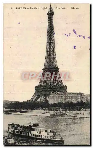 Paris - 7 - Tour Eiffel - Eiffel Tower - Cartes postales