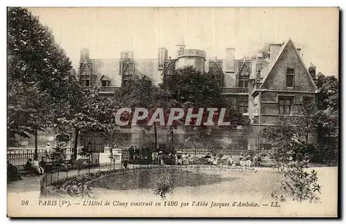 Paris - 5 - L&#39Hotel de Cluny construit en 1490 Nourrices - Cartes postales