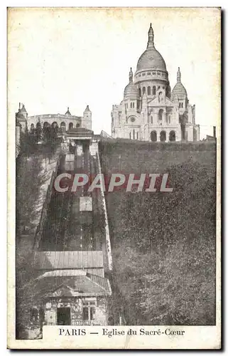 Paris - 18 - Sacre Coeur - Montmartre - funiculaire - Cartes postales