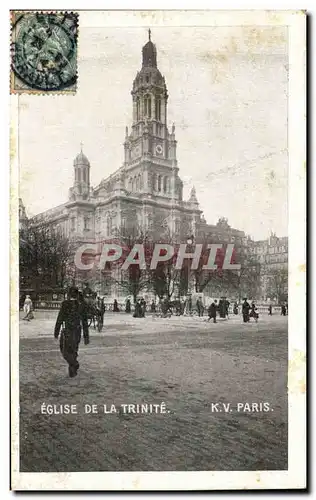 Cartes postales Paris Eglise de la Trinite