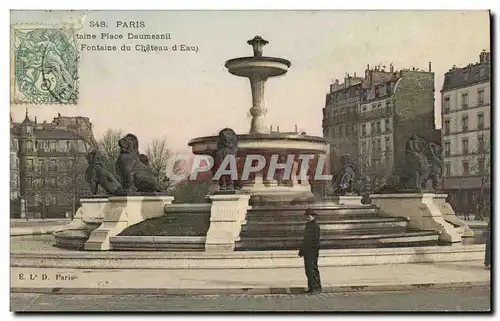 Cartes postales Paris Fontaine Daumesnil