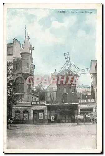 Cartes postales Paris Le Moulin Rouge