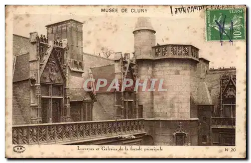 Cartes postales Paris Le musee de Cluny