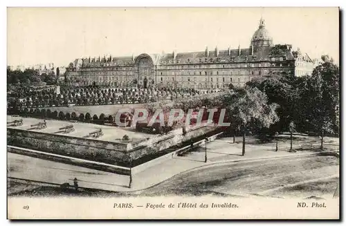 Ansichtskarte AK Paris Facade de l&#39hotel des Invalides