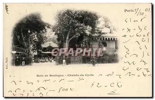 Ansichtskarte AK Paris Bois de Boulogne Chalets du cycle Velo Cycling