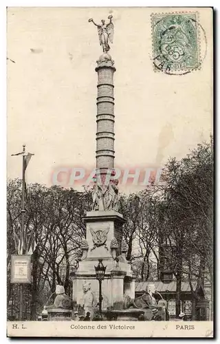 Cartes postales Paris Colonne des Victoires